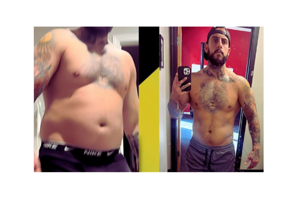 Image of Gym Truck Chico Owner Shedding Weight Before & After Pic, He takes his own advice.