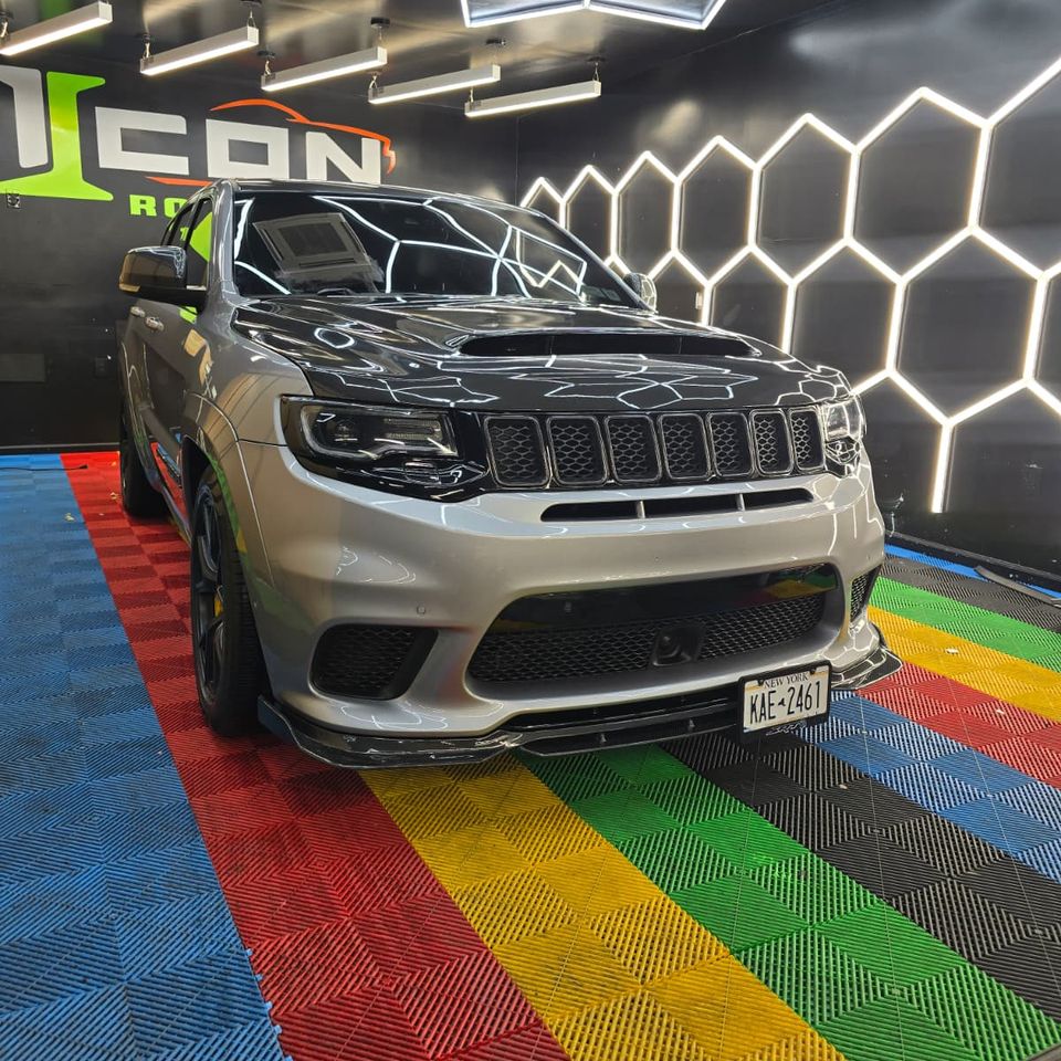 Silver Jeep Grand Cherokee with Ceramic Wrap