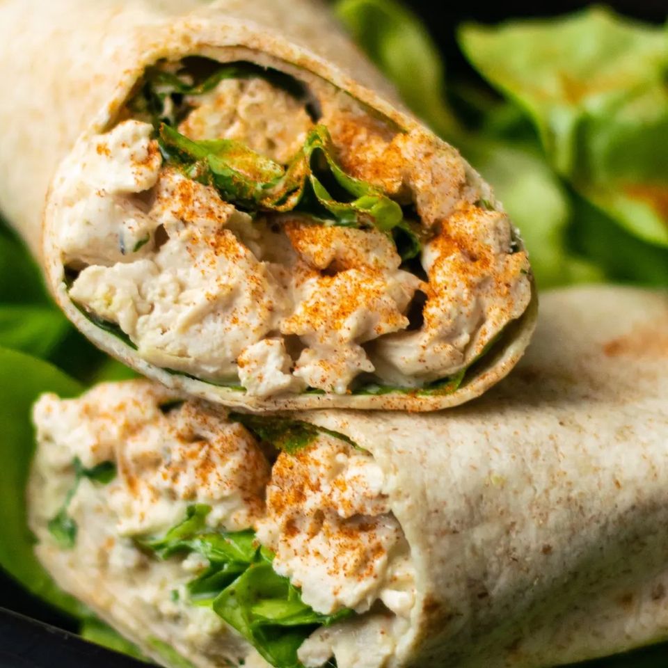 chicken salad wrap