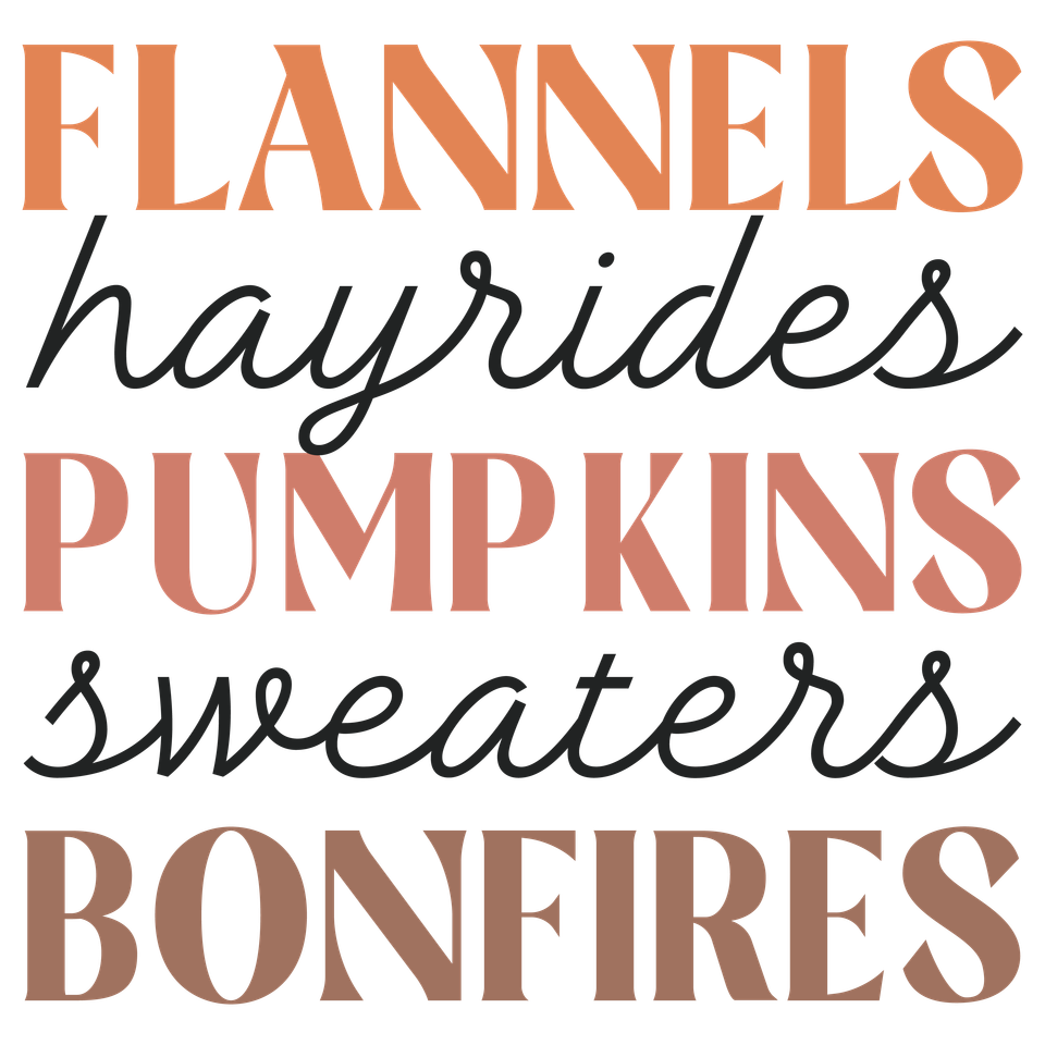 Seasons   fall flannels hayrides pumpkins sweaters bonfires