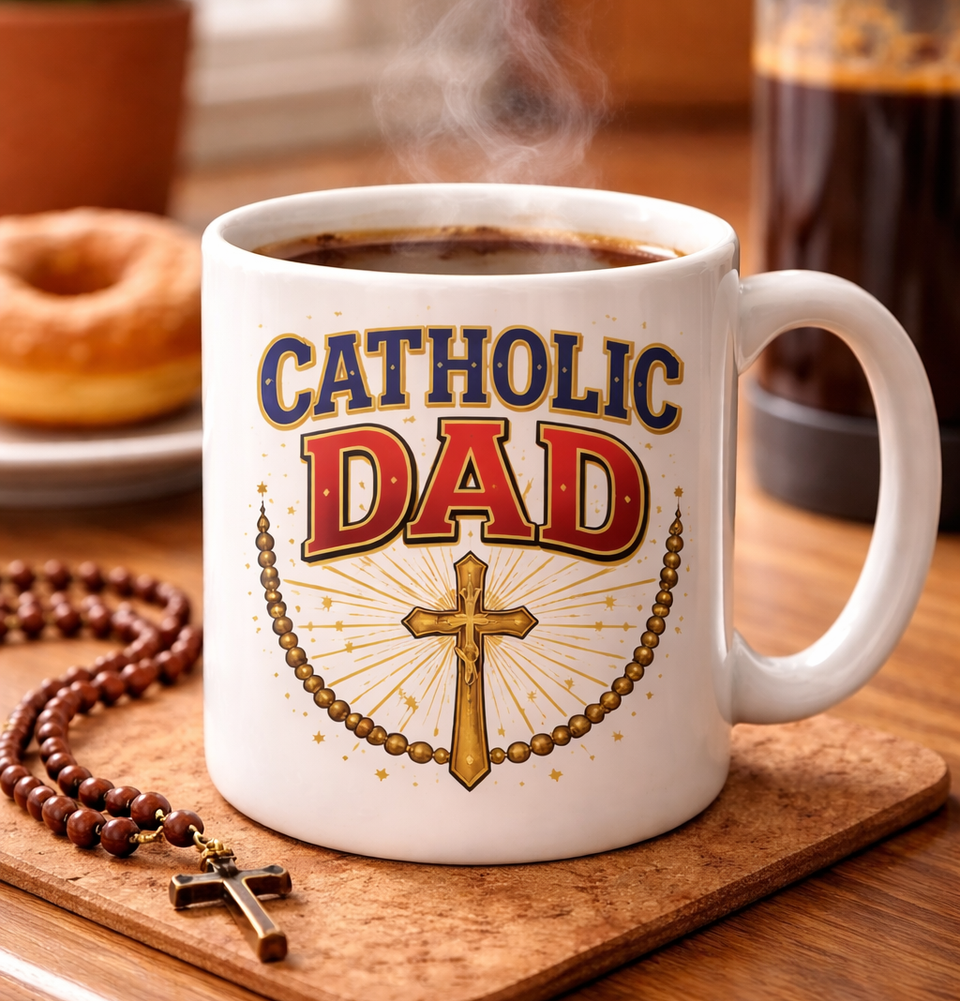 Catholic dad mug 1