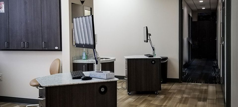 Dental treatment area rooms