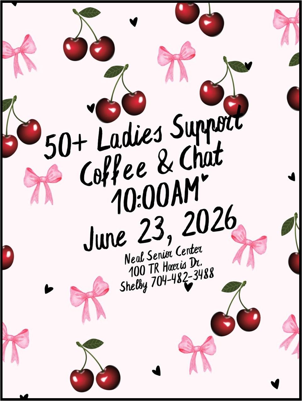 Poster ladies support june 2026