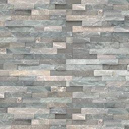 Sierra blue stacked stone panels