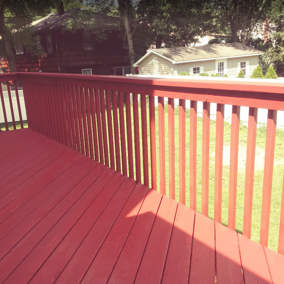 Trinity painting and decorating paints, stains and seals wood decks