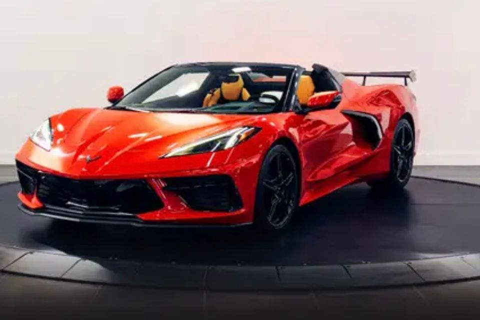 Chevrolet corvette c8 red