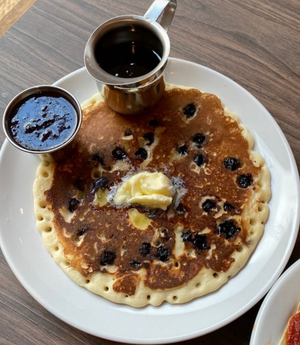 Blueberry pancakes 