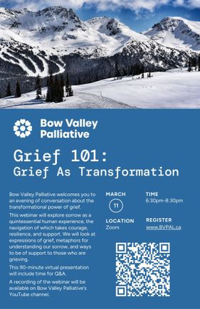2026 03 11 grief 101 program poster