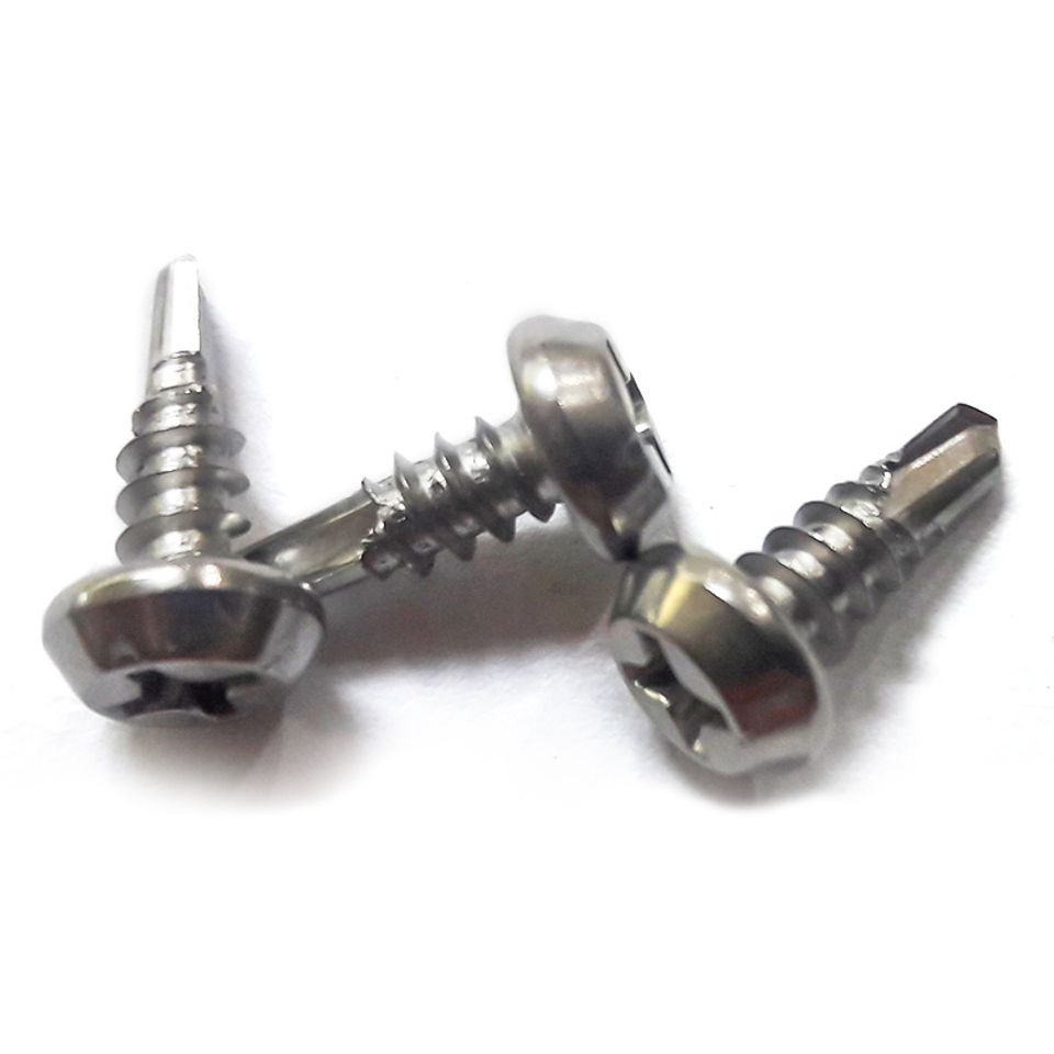 Stainless steel phillip head self drilling tek point screw