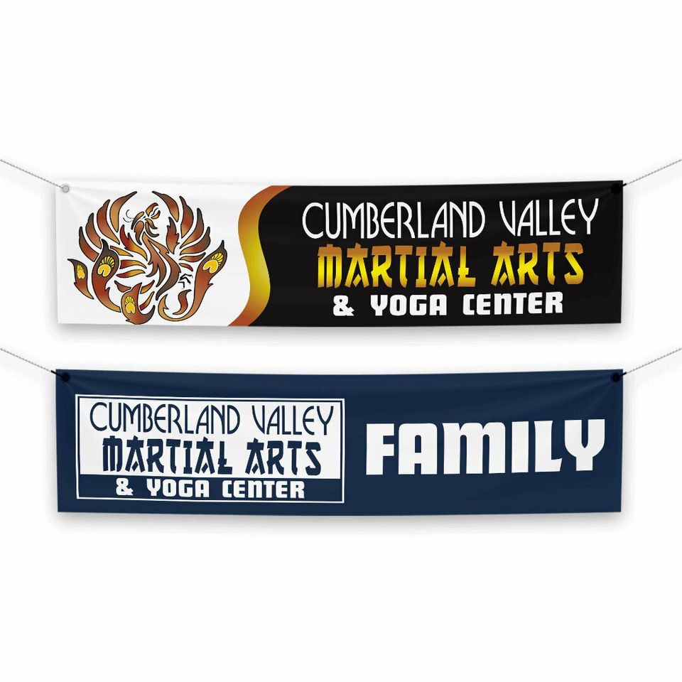 Cumberland valley martial arts banners