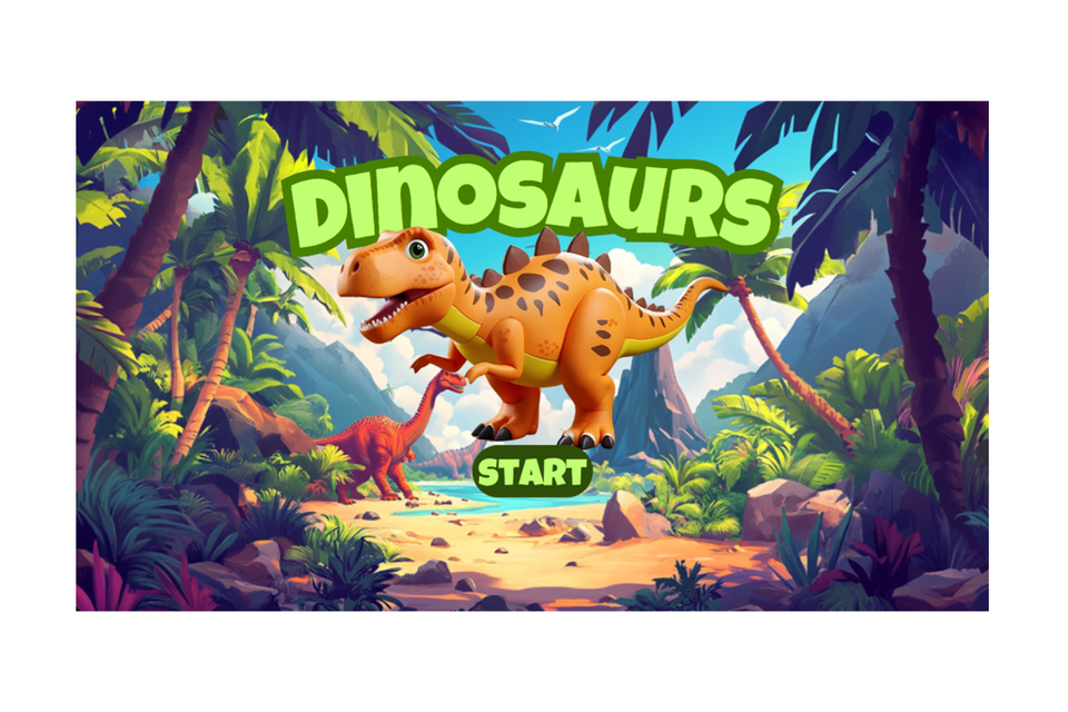 Dinosaurs   kids interactive quiz game