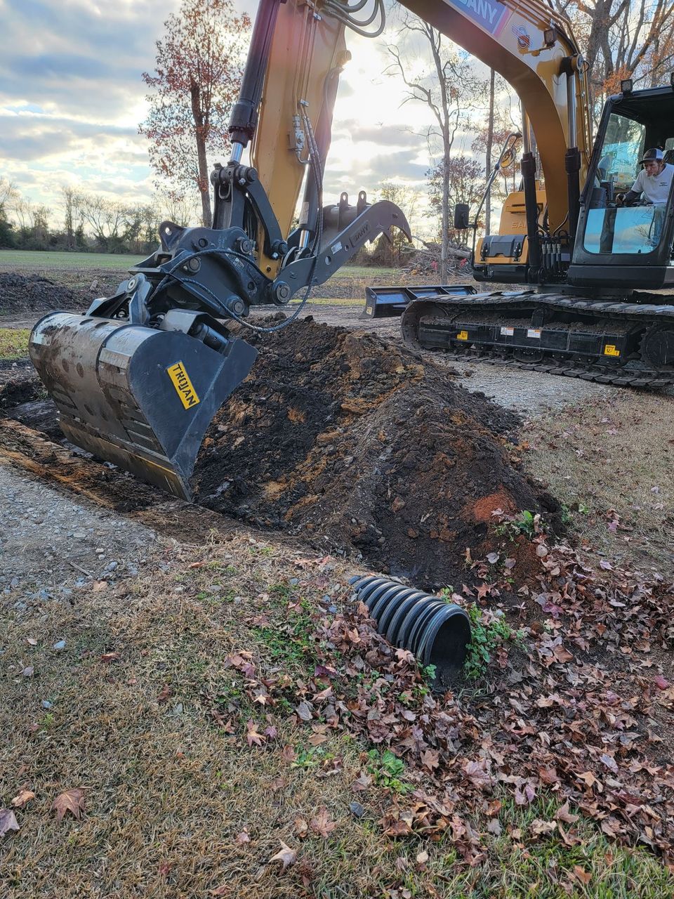 Storm Drain Installation in NC, Fayetteville NC storm drainage, storm drain installation