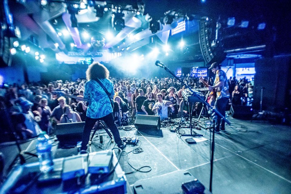 Sunsquabi performing at Shine Music Festival 2023