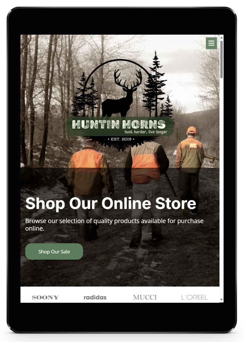Huntin horns tablet