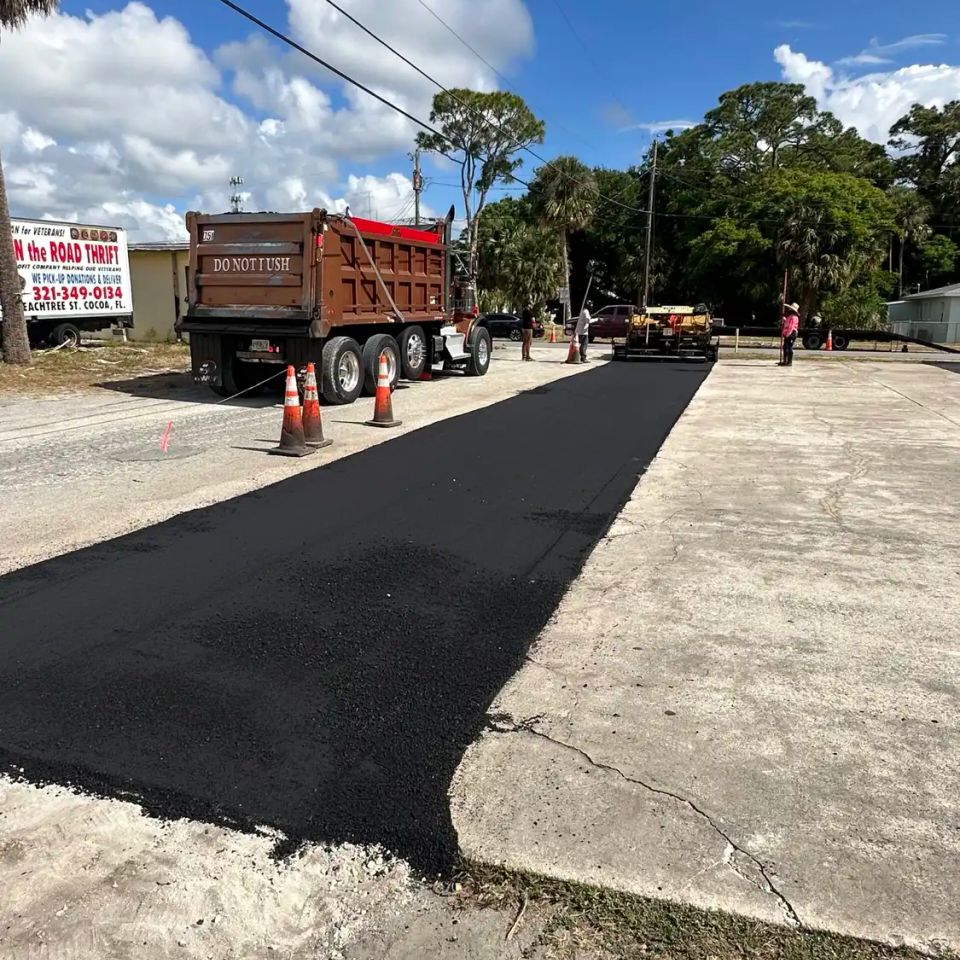Palm bay parking lot resurfacing 119
