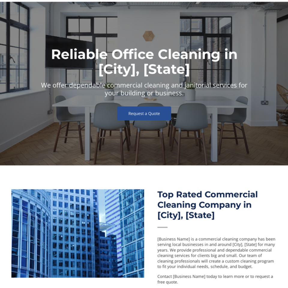 Commercial cleaning