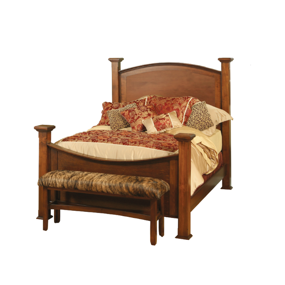 Nc sonora bed with wood