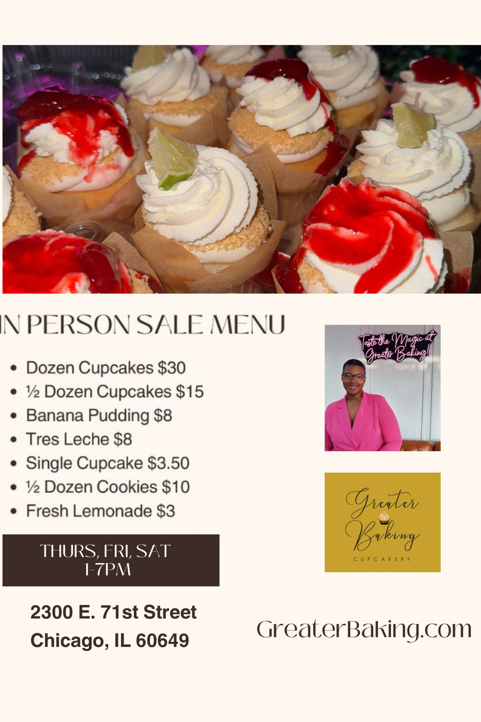 Gb in person sale menu