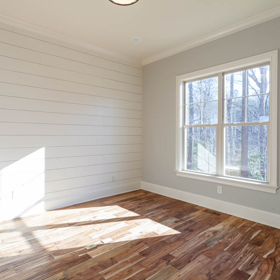 7601 office shiplap wall