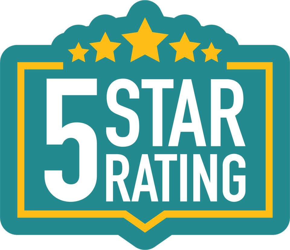Graphic 5 star ratings 2x