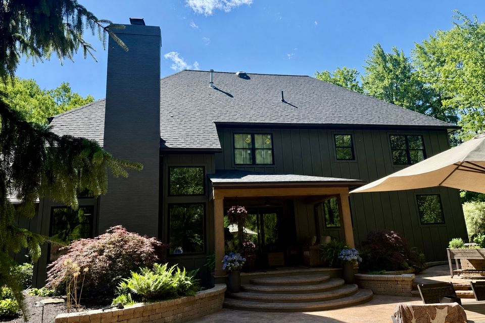 Finished Tudor-style home renovation in Hudson Ohio