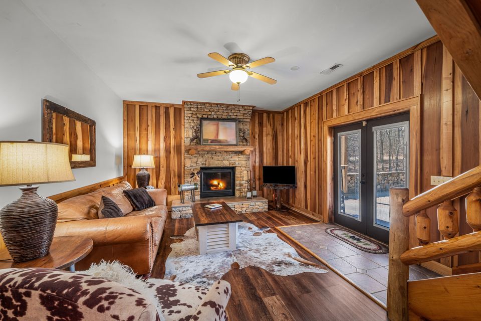 Beulah basement seating area