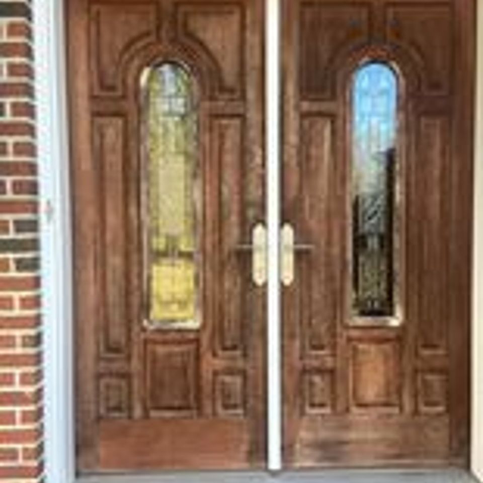 Before door