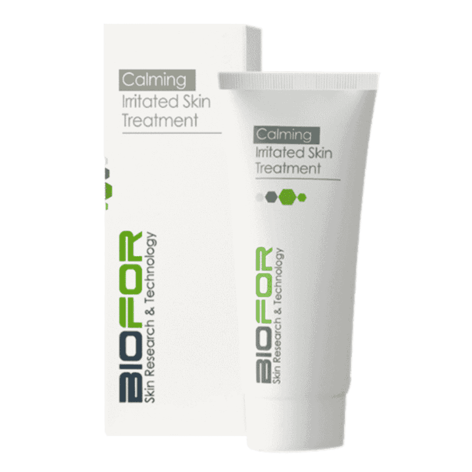 Calming irritated skin treatment