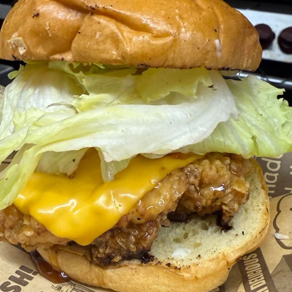 Hot honey buttermilk chicken sandwich