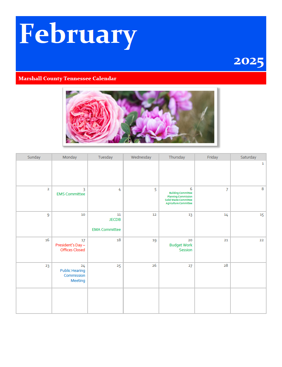 Calendar 2025 feb3