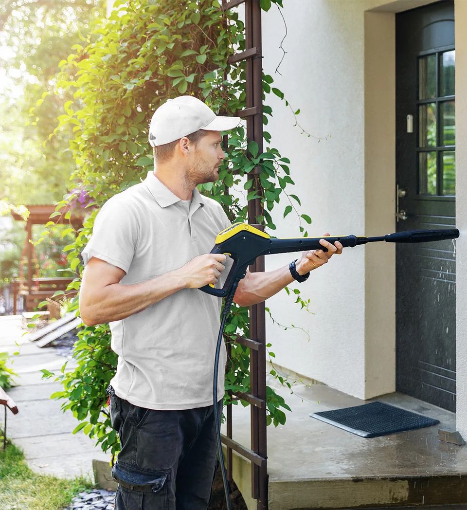 Professional power washing.