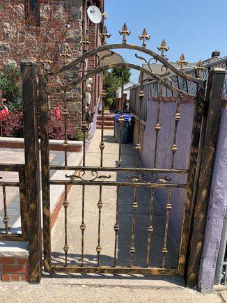 Iron Pedestrian fence