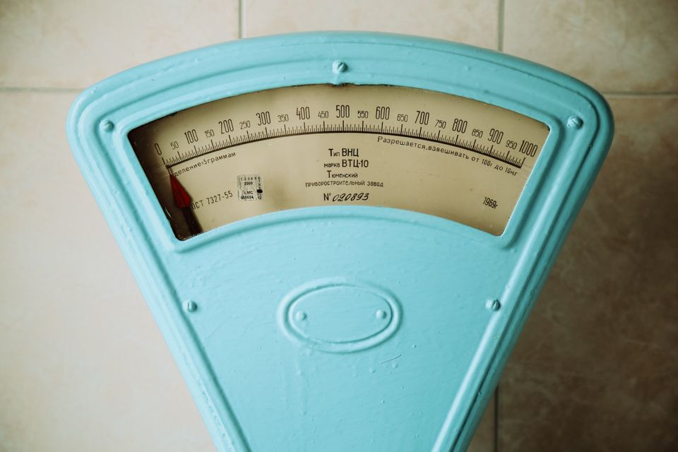 Old timey light blue scale