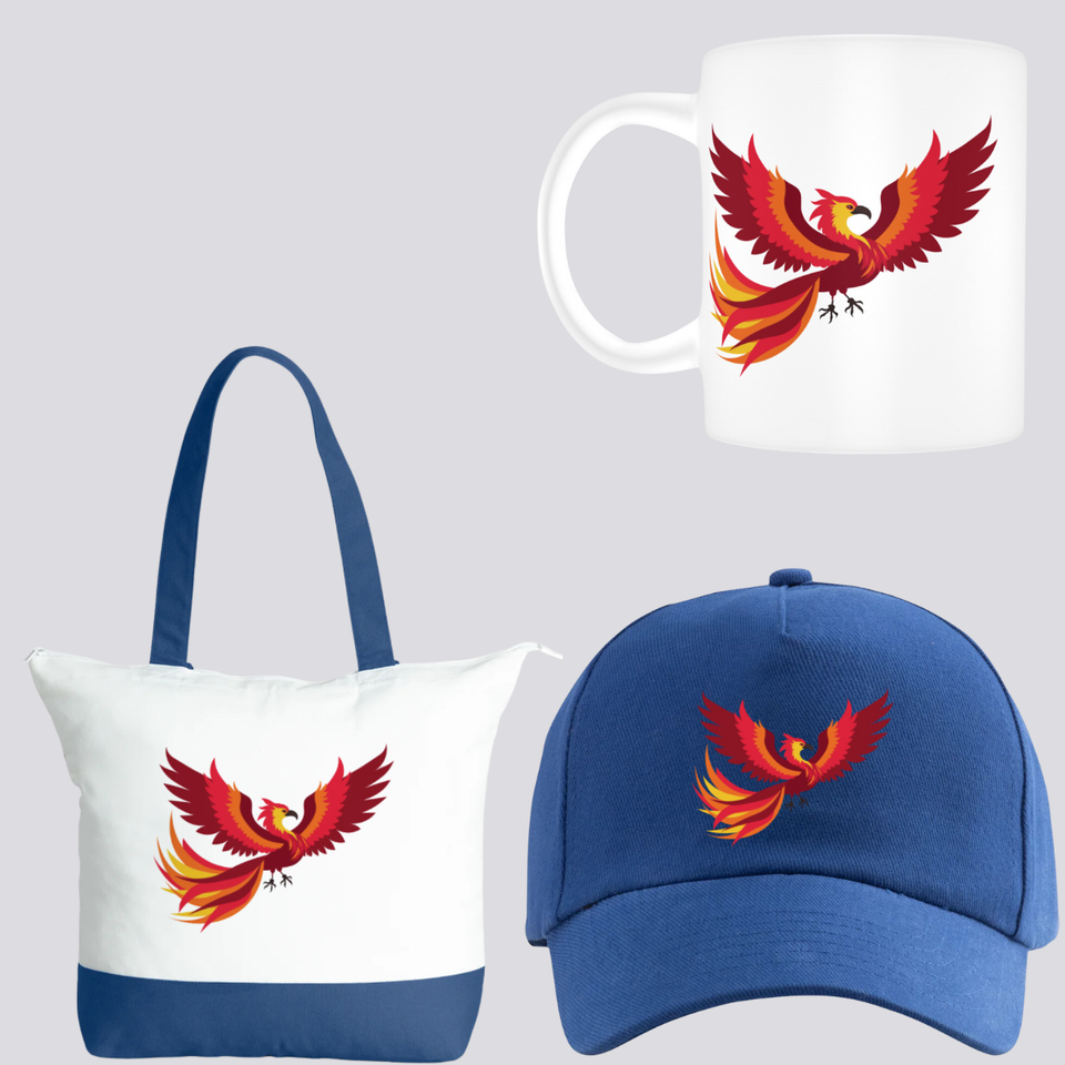 Phoenix sets tote bag  mugs   caps   9