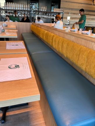 Bluefish commercial seaport long bench seat