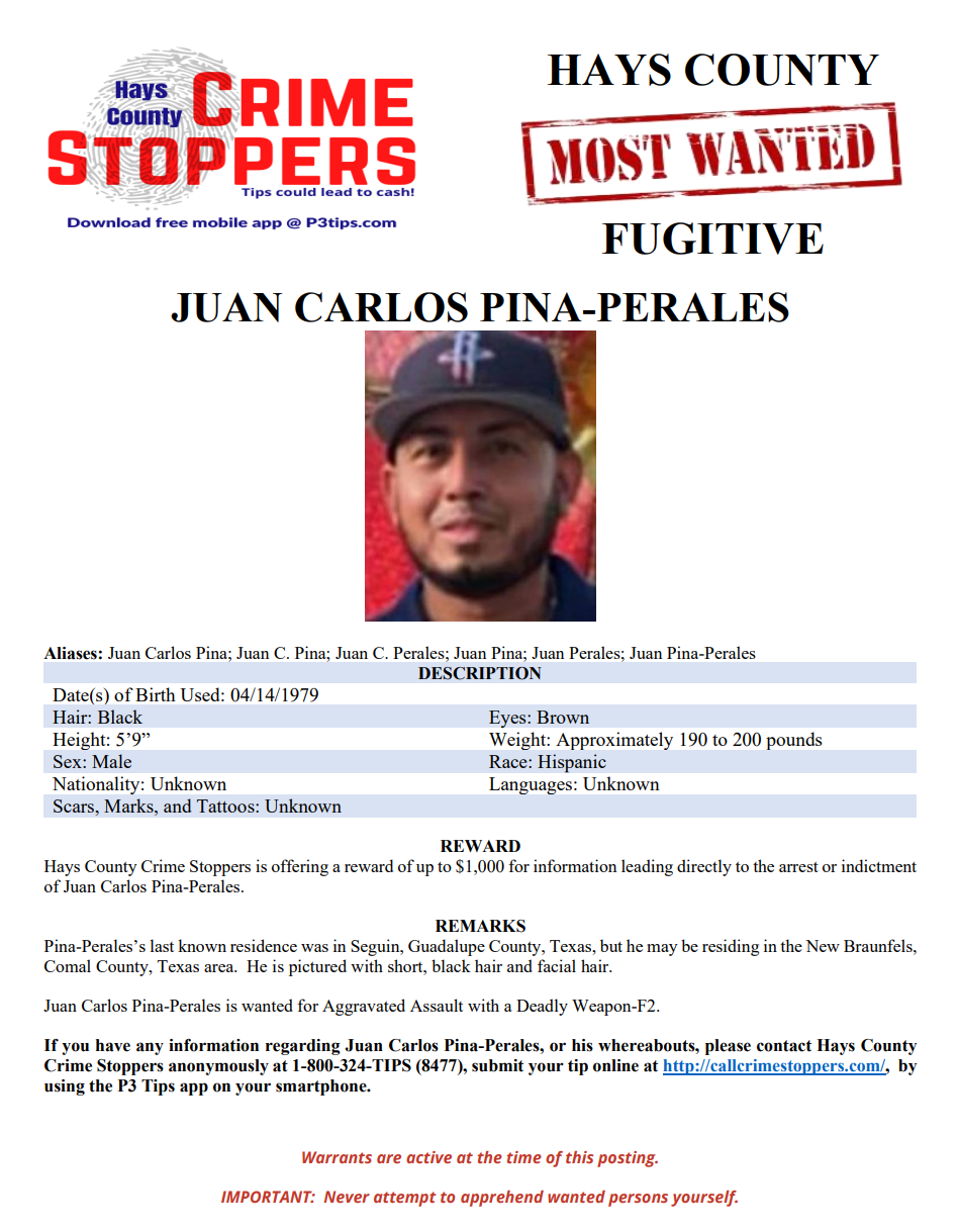 Pina pereles most wanted poster