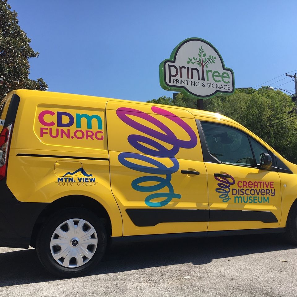 Creative discovery museum wrap