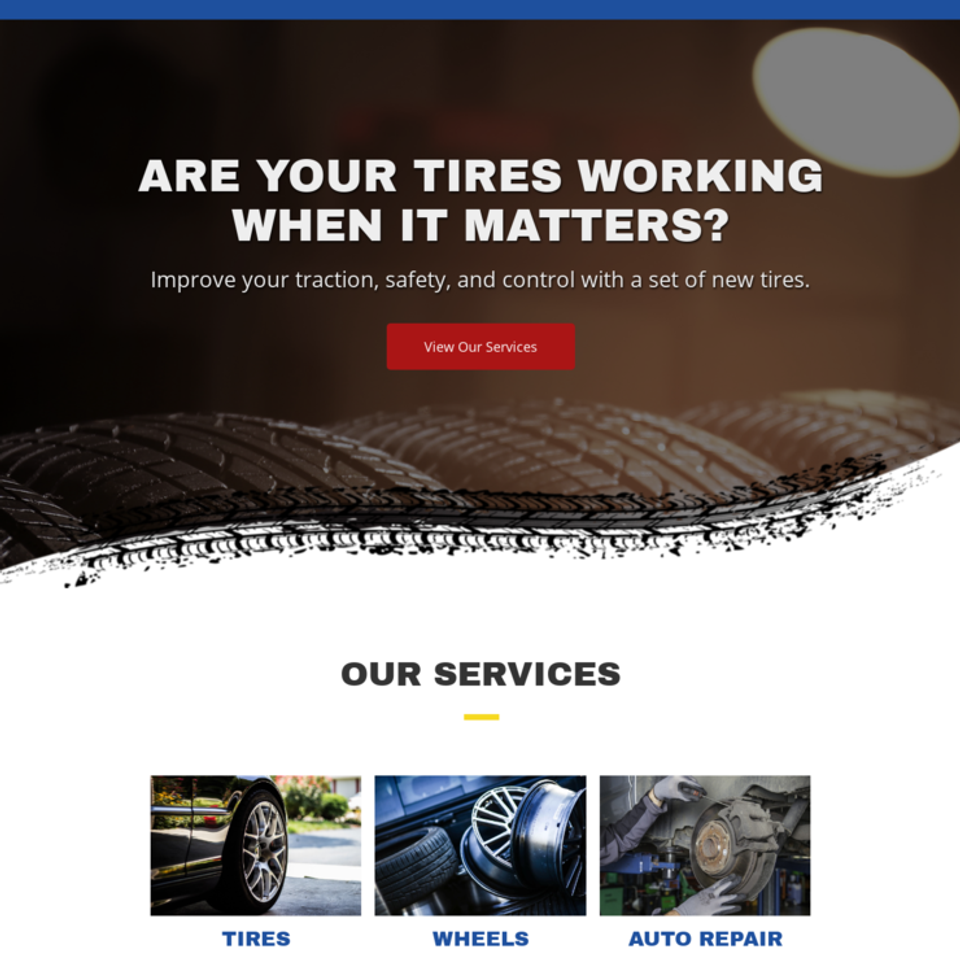 Tire wheel shop