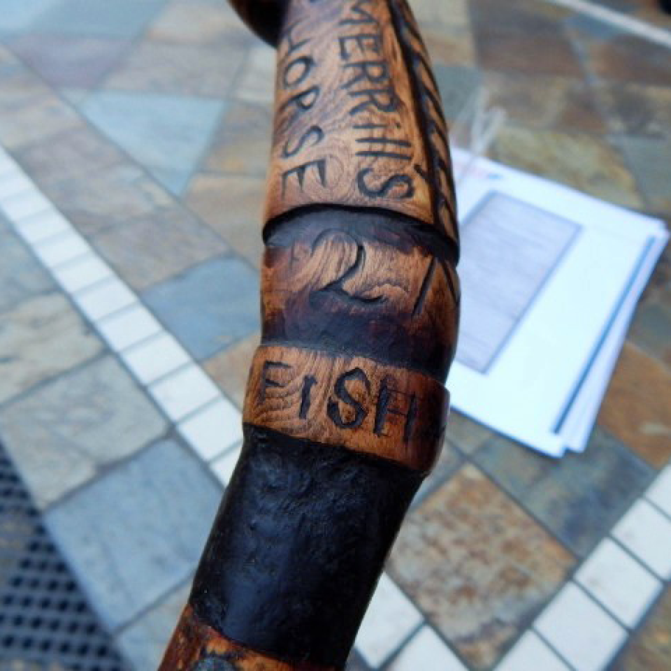 Cw vets carved horse head cane id'ed merrill's hor files1420170913 16552 aaf0qz