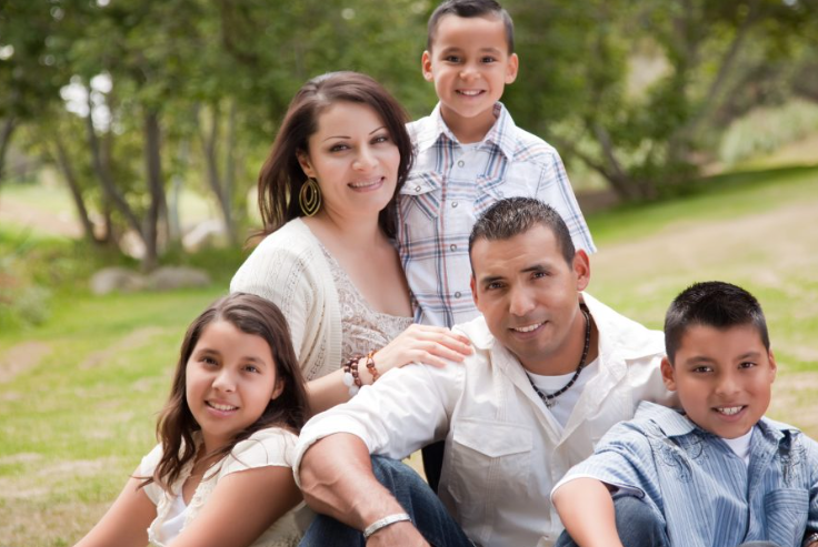 Hispanic family image