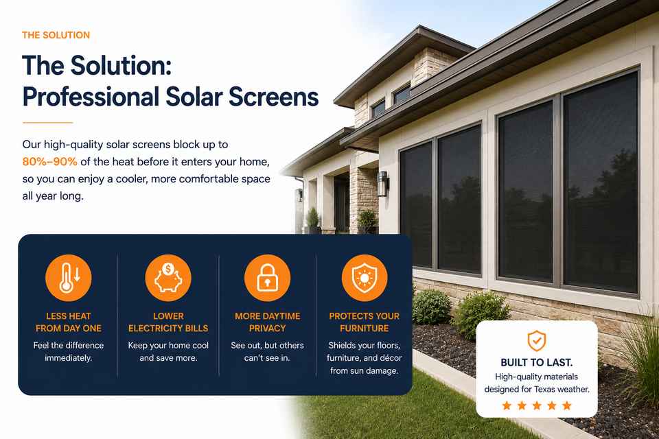 Professional solar screens