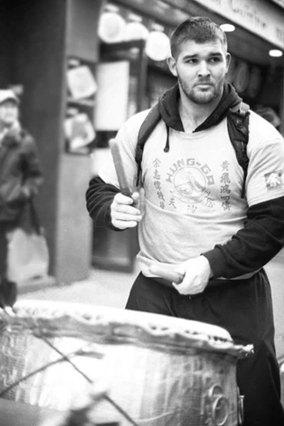 Kuna Kung Fu - Sifu Kyle Wooten playing drum