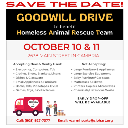 Goodwill drive fall 2025