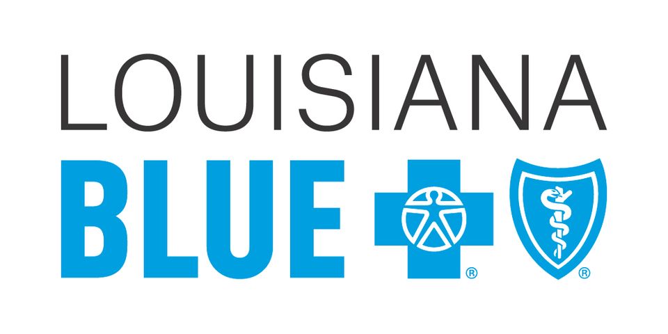 Louisiana blue logo cmyk stacked filled