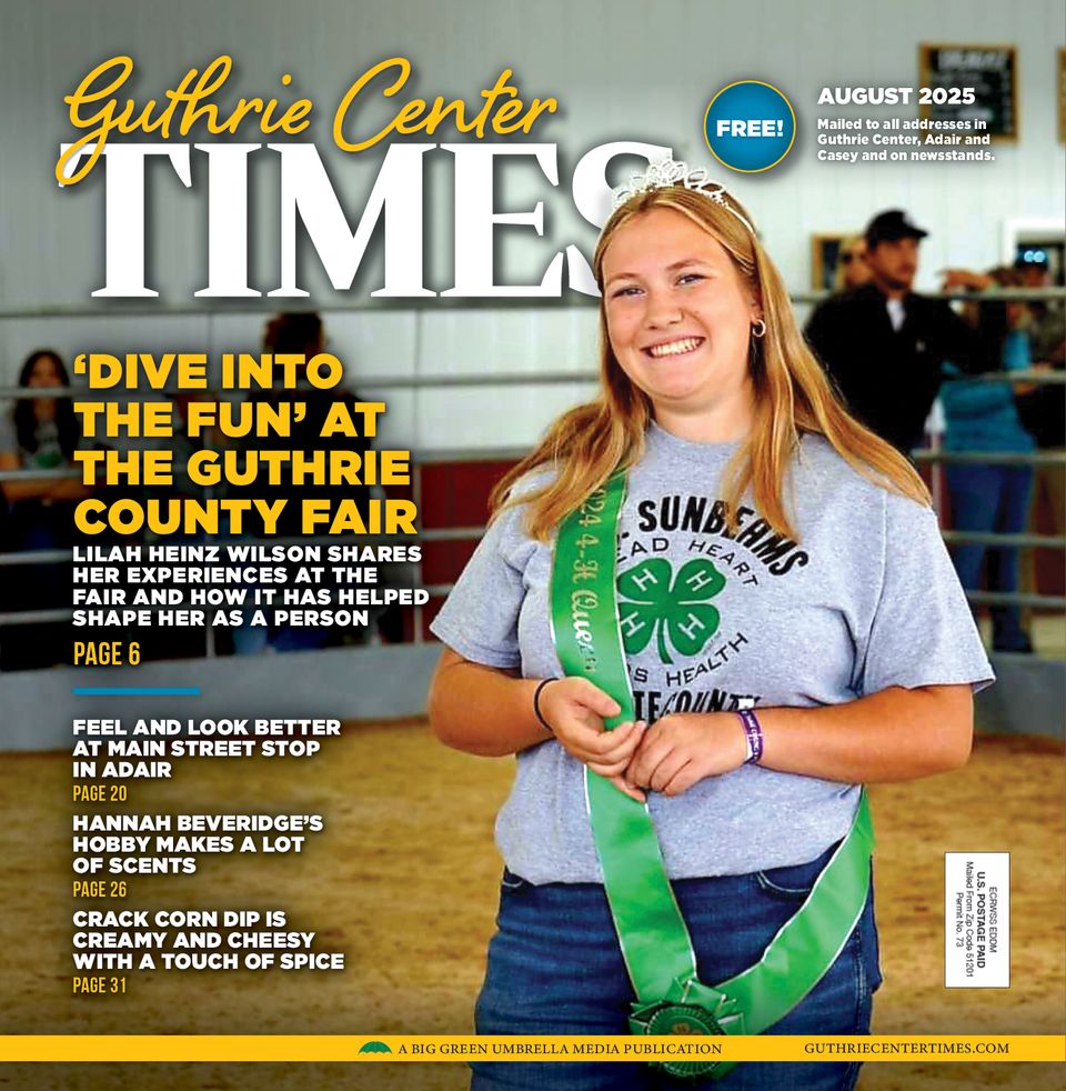 Guthrie center times   august 2025