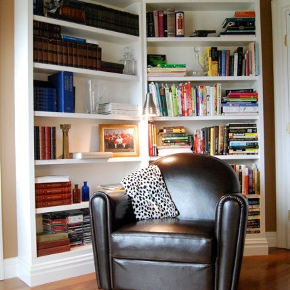 Floor and bookshelf