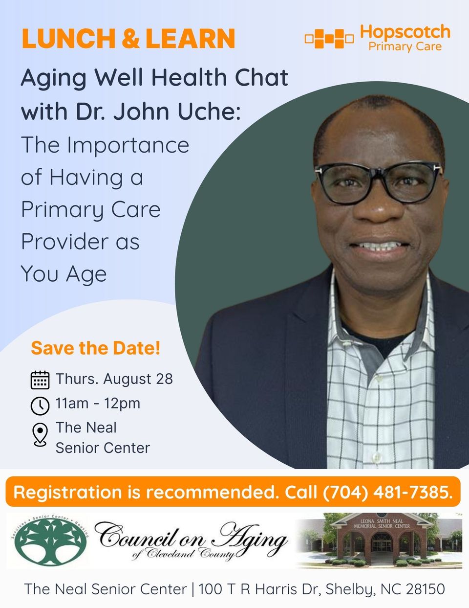 Shl health chat with dr. uche 8.28.25   cleveland county senior center (2)