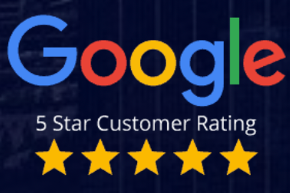 Google 5 star rated reviews