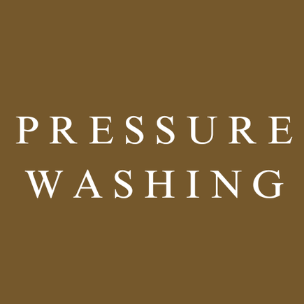 Pressure washing
