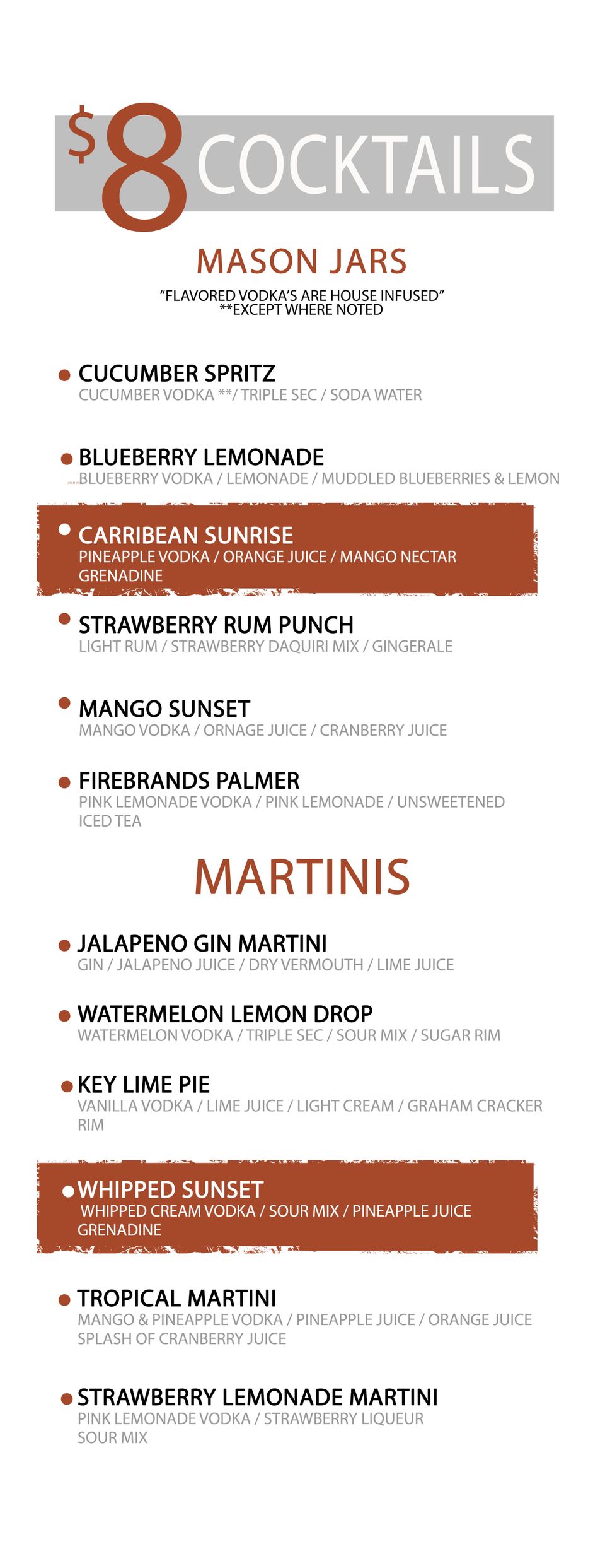 8 dollar cocktails summer 2025 copy